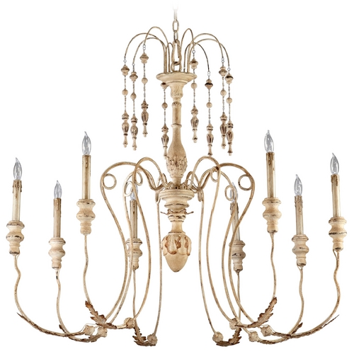 Cyan Design Maison Persian White Chandelier by Cyan Design 4638