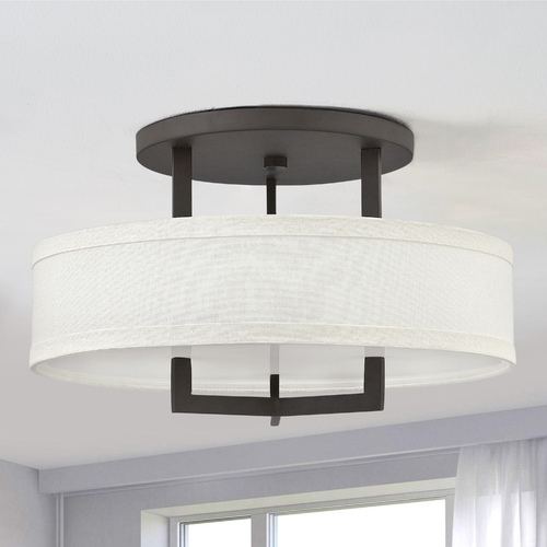 Hampton 20-Inch Buckeye Bronze Semi-Flush Mount by Hinkley Lighting