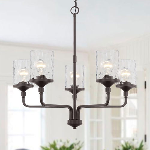 HomePlace by Capital Lighting Colton 5-Light Chandelier in Bronze by HomePlace by Capital Lighting 428851BZ-451