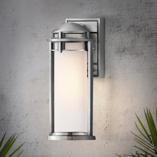 Hinkley Hinkley Annapolis Antique Brushed Aluminum Outdoor Wall Light 2670AL