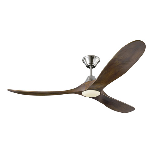 Maverick 60-Inch LED Fan in Brushed Steel by Visual Comfort & Co Fans
