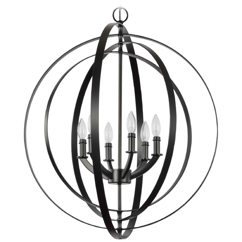Progress Lighting Equinox Matte Black Pendant Light