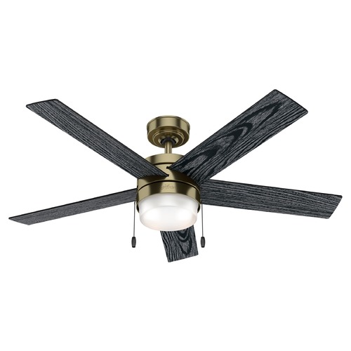 Hunter Fan Company 52-Inch Claudette Fan in Modern Brass by Hunter Fan Company 59622