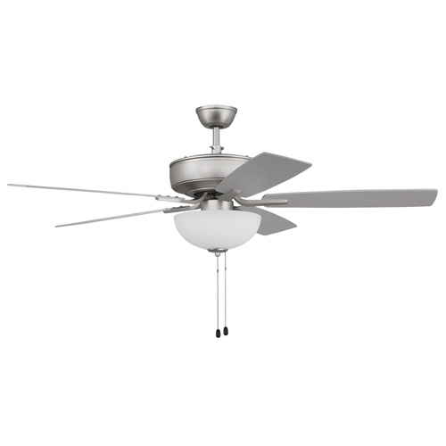Craftmade Lighting Pro Plus 211 52-Inch LED Fan in Satin Nickel by Craftmade Lighting P211BN5-52BNGW