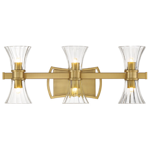 Bennington 24-Inch Bath Light in Warm Brass by Savoy House