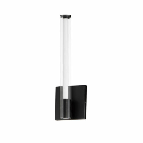 Cortex 14-Inch LED Wall Sconce in Black by ET2 Lighting
