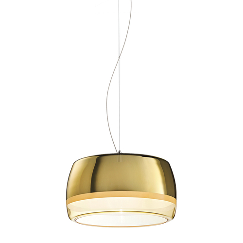 Eurofase Lighting Zani 15.75-Inch Pendant in Chrome & Gold by ET2 Lighting 30454-019