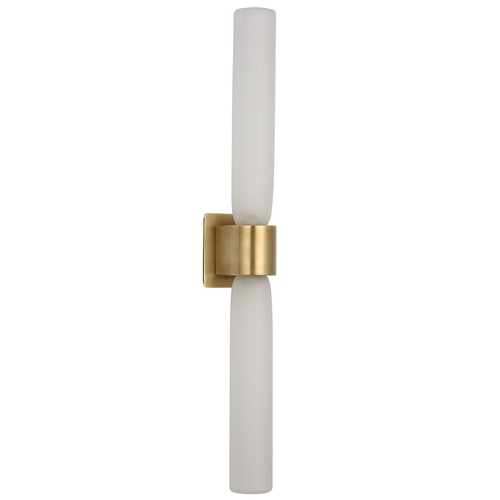 Visual Comfort Modern Collection Kelly Wearstler Volver Hand Rubbed Antique Brass LED Sconce