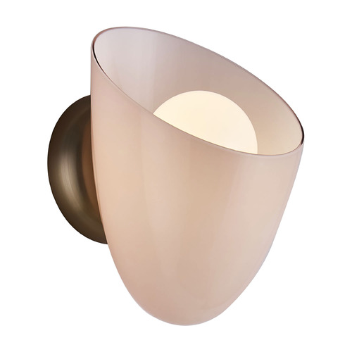Kalco Lighting Cocoon Winter Brass Sconce