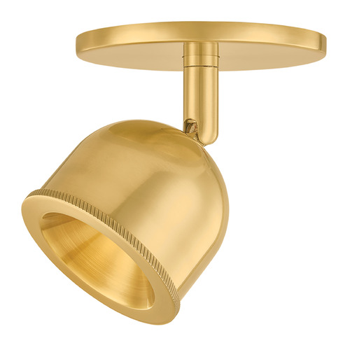 Hudson Valley Lighting Tuthill Aged Brass LED Semi-Flushmount Light
