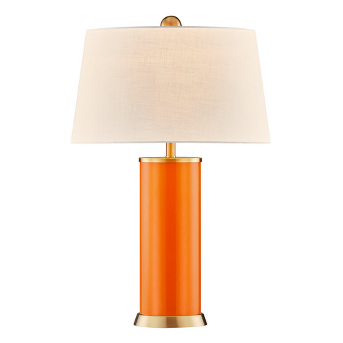 Savoy House Lighting Melissa Exuberance Orange Table Lamp with Empire Shade