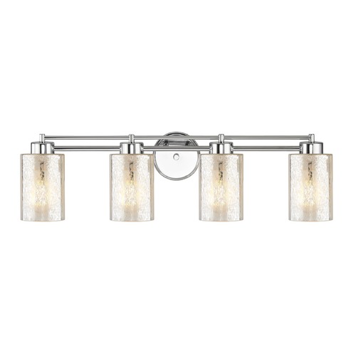 Mercury Glass Chrome Bathroom Light Chrome