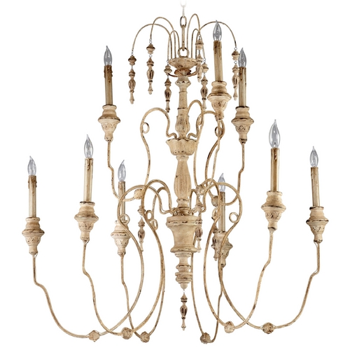 Cyan Design Maison Persian White Chandelier by Cyan Design 4639