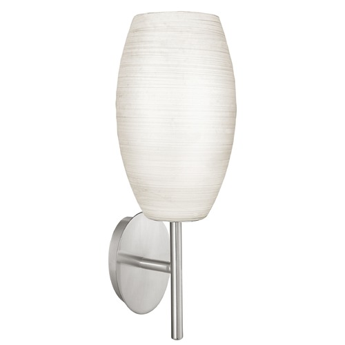 Batista 1 Matte Nickel Sconce by Eglo Lighting