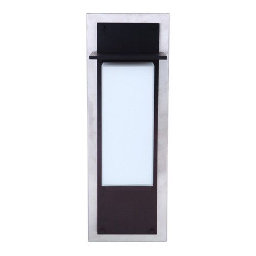 Heights Stainless Steel & Midnight LED Outdoor Wall Light by Craftmade Lighting