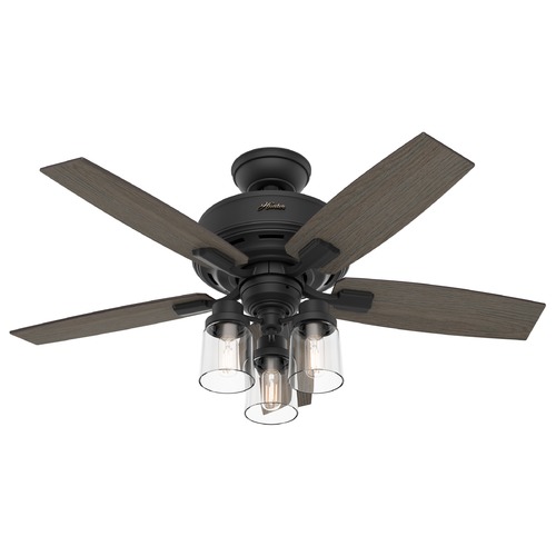 Hunter Fan Company 44-Inch Bennett Fan in Matte Black by Hunter Fan Company 50416