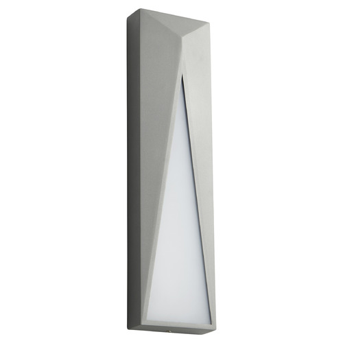 Oxygen Elif Small Outdoor LED Wall Light in Gray by Oxygen Lighting 3-736-16