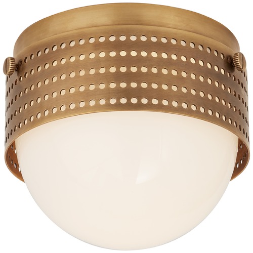 Visual Comfort Signature Collection Kelly Wearstler Precision Flush Mount in Brass by Visual Comfort Signature KW4056ABWG