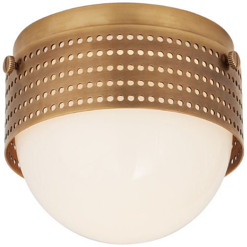 Kelly Wearstler Precision Flush Mount in Brass by Visual Comfort Signature