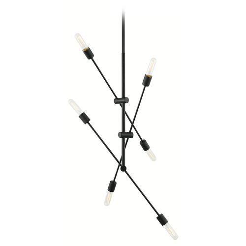 Visual Comfort Studio Collection Axis Midnight Black Chandelier