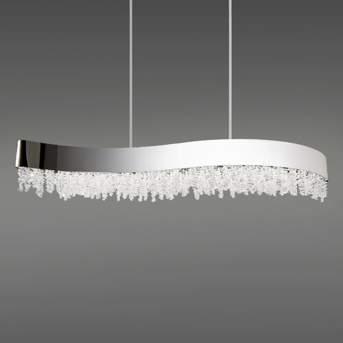 Schonbek Lighting Soleil Polish Nickel LED Linear Light by Schonbek Lighting S3548-701O