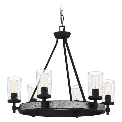 Quoizel Lighting Alpine Chandelier in Earth Black by Quoizel Lighting ALP5026EK