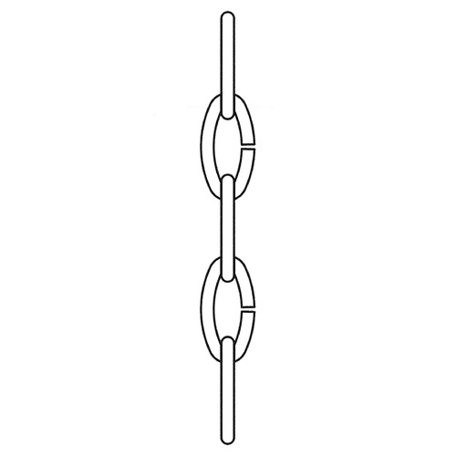 Generation Lighting 72-Inch Replacement Chain in Blacksmith by Generation Lighting 9116-839