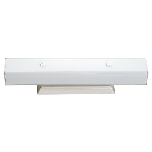 White Bathroom Light by Nuvo Lighting