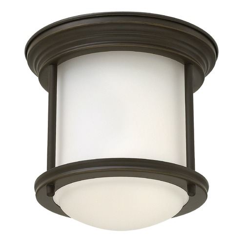 Hinkley Hadley 7.75-Inch Oil Rubbed Bronze Flush Mount by Hinkley Lighting 3300OZ