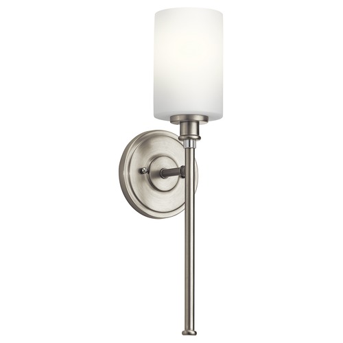 Joelson 18.25-Inch Brushed Nickel Sconce by Kichler Lighting