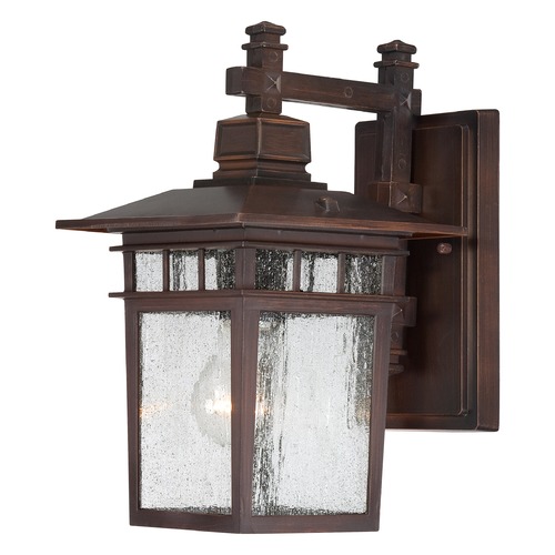 Cove Neck Rustic Bronze Outdoor Wall Light by Nuvo Lighting