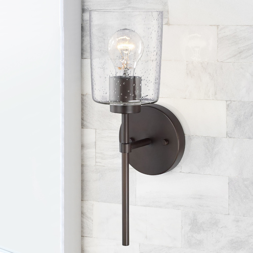 Greyson 15.50-Inch Bronze Sconce by HomePlace by Capital Lighting