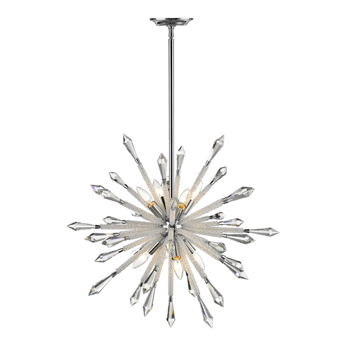 Soleia Chrome Chandelier by Z-Lite
