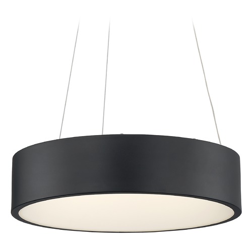 Orbit Black LED Pendant by Nuvo Lighting