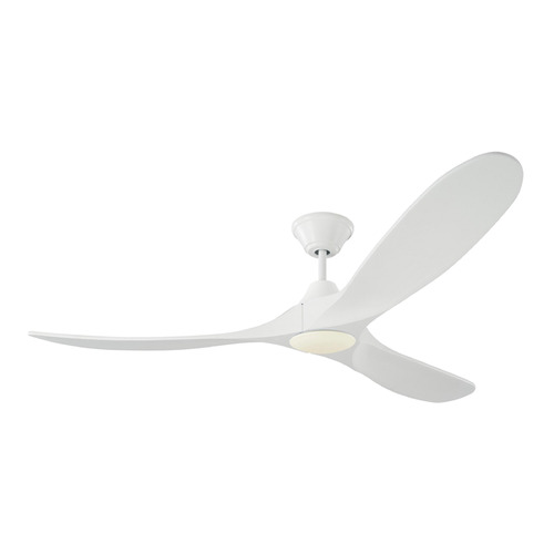 Maverick 60-Inch LED Fan in Matte White by Visual Comfort & Co Fans