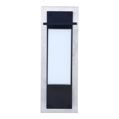 Heights Stainless Steel & Midnight LED Outdoor Wall Light by Craftmade Lighting