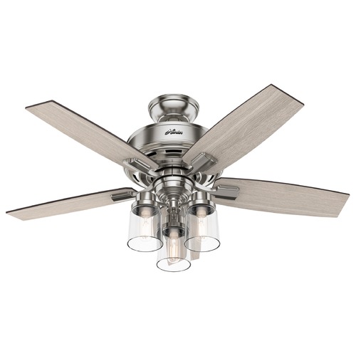 Hunter Fan Company 44-Inch Bennett Fan in Brushed Nickel by Hunter Fan Company 50417