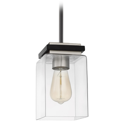 Crossroads Mini Pendant in Matte Black by Nuvo Lighting
