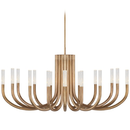 Visual Comfort Signature Collection Kelly Wearstler Rousseau Chandelier in Antique Brass by Visual Comfort Signature KW5585ABSG