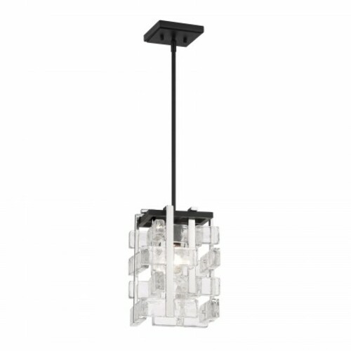Painesdale Mini Pendant in Sand Coal & Polished Nickel by Metropolitan
