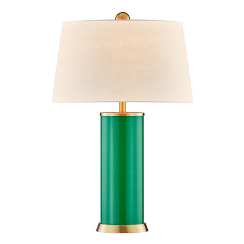 Savoy House Lighting Melissa Jolly Green Table Lamp with Empire Shade