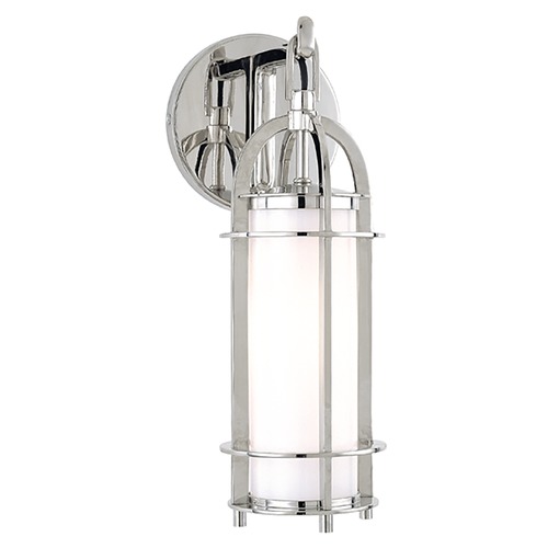 Portland Wall Sconce in Polished Nickel by Hudson Valley Lighting