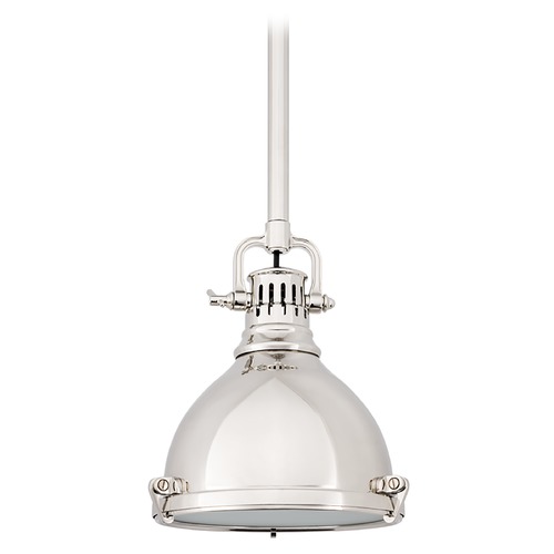 Hudson Valley Lighting Pelham Mini Pendant in Polished Nickel by Hudson Valley Lighting 2210-PN