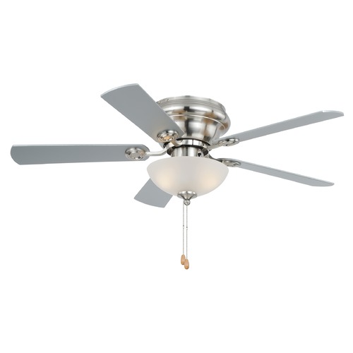 Vaxcel Lighting Expo Satin Nickel Ceiling Fan with Light by Vaxcel Lighting F0023