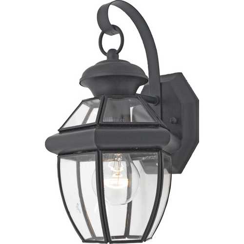Newbury Outdoor Wall Light in Mystic Black by Quoizel Lighting