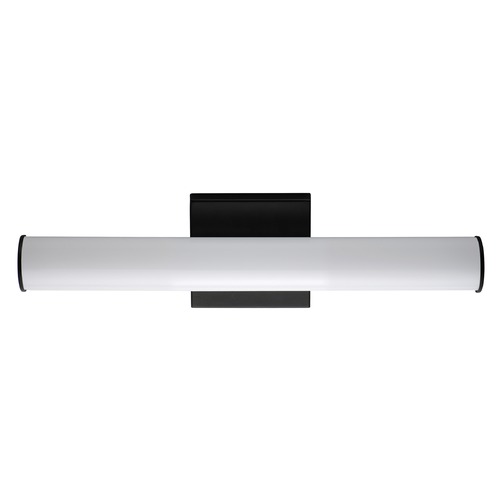 Rail Black LED Vertical Bathroom Light by Maxim Lighting