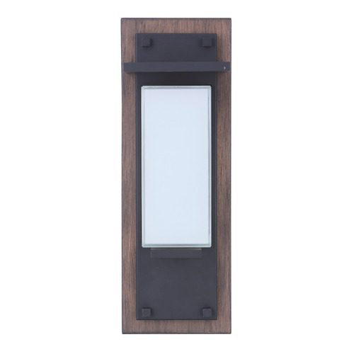 Craftmade Lighting Heights Whiskey Barrel & Midnight LED Outdoor Wall Light by Craftmade Lighting ZA2502-WBMN-LED