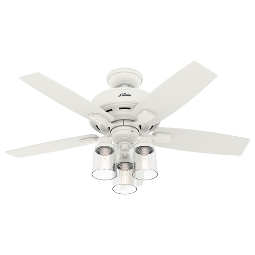 Hunter Fan Company 44-Inch Bennett Fan in Matte White by Hunter Fan Company 50418