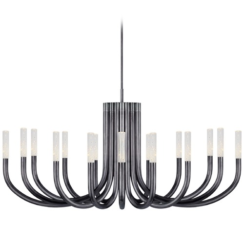 Visual Comfort Signature Collection Kelly Wearstler Rousseau Chandelier in Bronze by Visual Comfort Signature KW5585BZSG