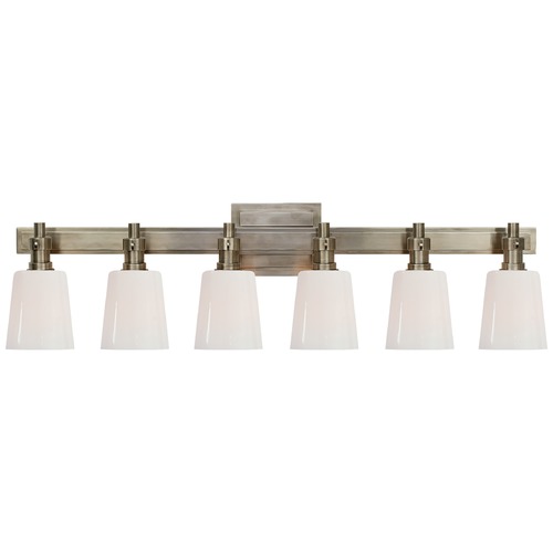 Thomas OBrien Bryant Bath Light in Antique Nickel by Visual Comfort Signature